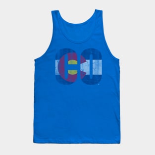 Retro CO Colorado Flag Tank Top